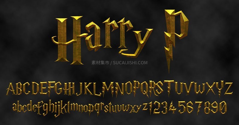 哈利波特(Harry Potter)电影同款字体